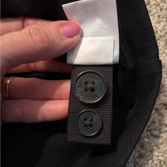 Brooks Brothers Heather Black Blazer Mid-Layer Stretch Button Jacket Size Small - Picture 6 of 10